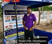 Branded promotional stall at People's Park, Harinathpuram