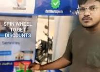Spin-the-wheel discount activation